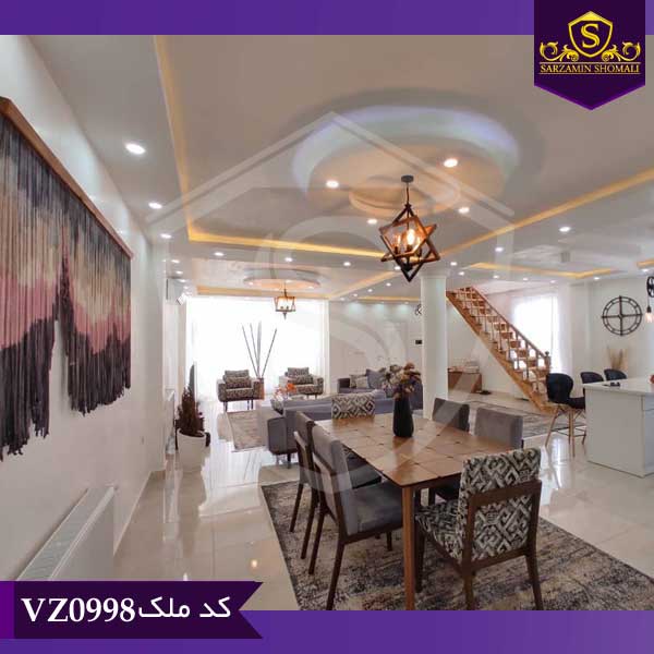 ویلا شهرکی در شهرک کوروش زیباکنار