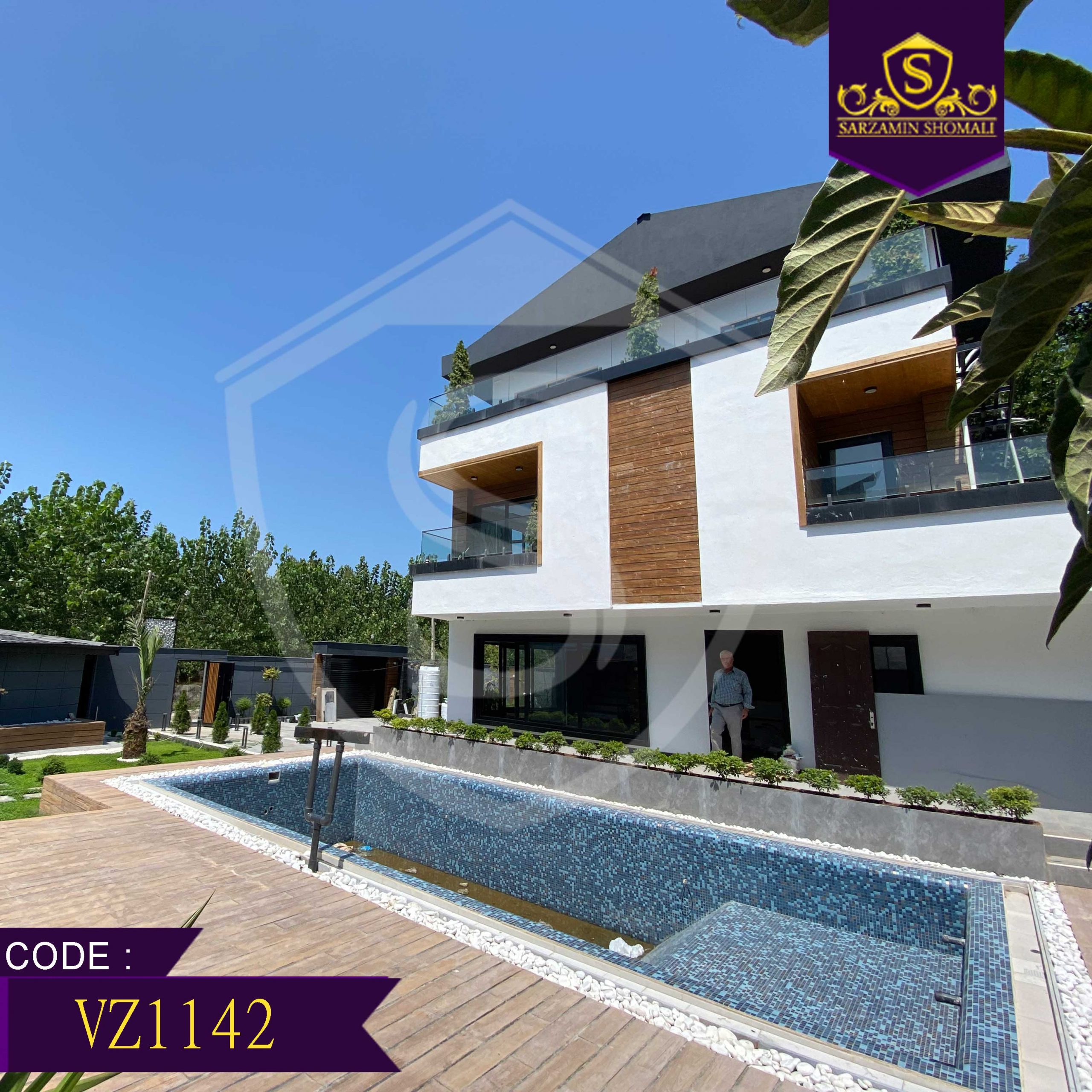 خرید ویلای تریبلکس استخردار در منطقه آزادانزلی