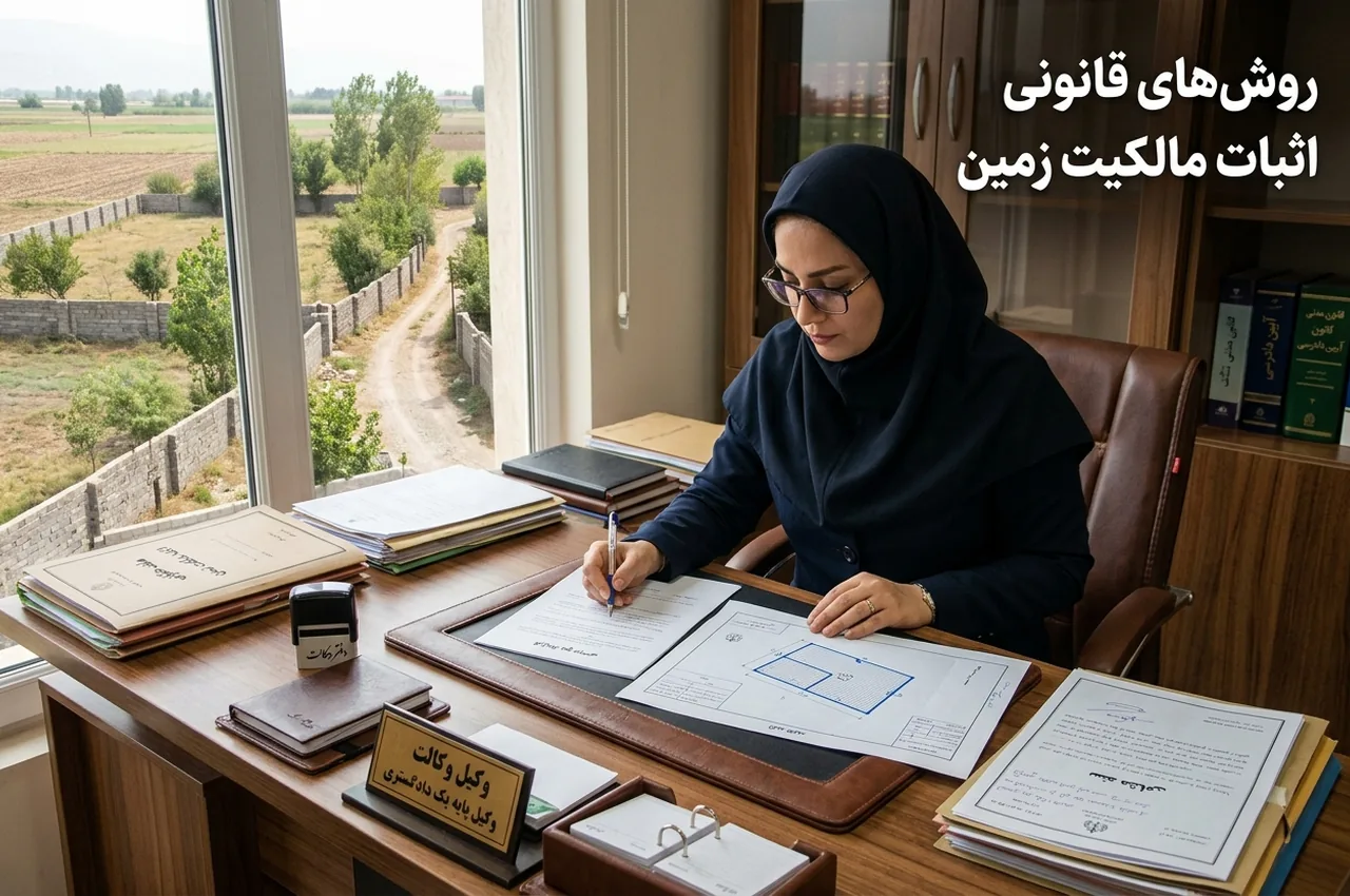 اثبات مالکیت زمین بدون سند