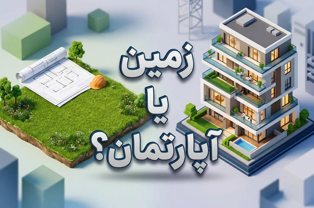 برای سرمایه‌گذاری در شمال زمین بخریم یا آپارتمان؟
