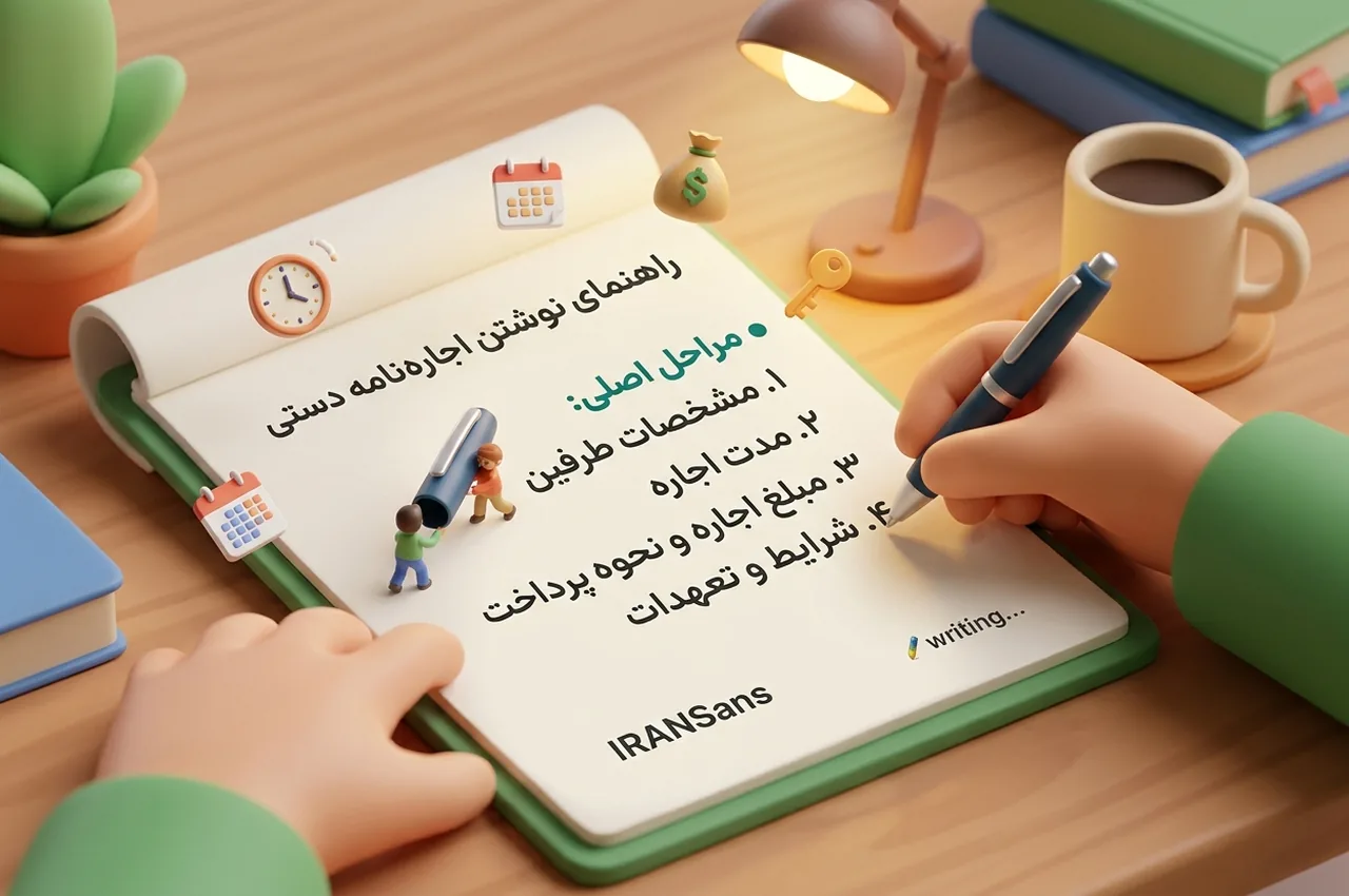 مبلغ ودیعه و اجاره‌بها را دقیق ثبت کنید