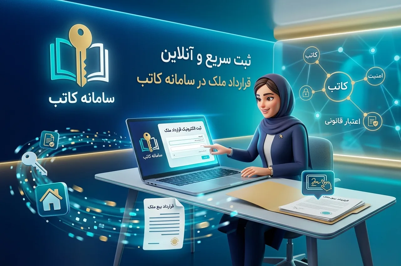 ثبت قرارداد ملک در سامانه کاتب