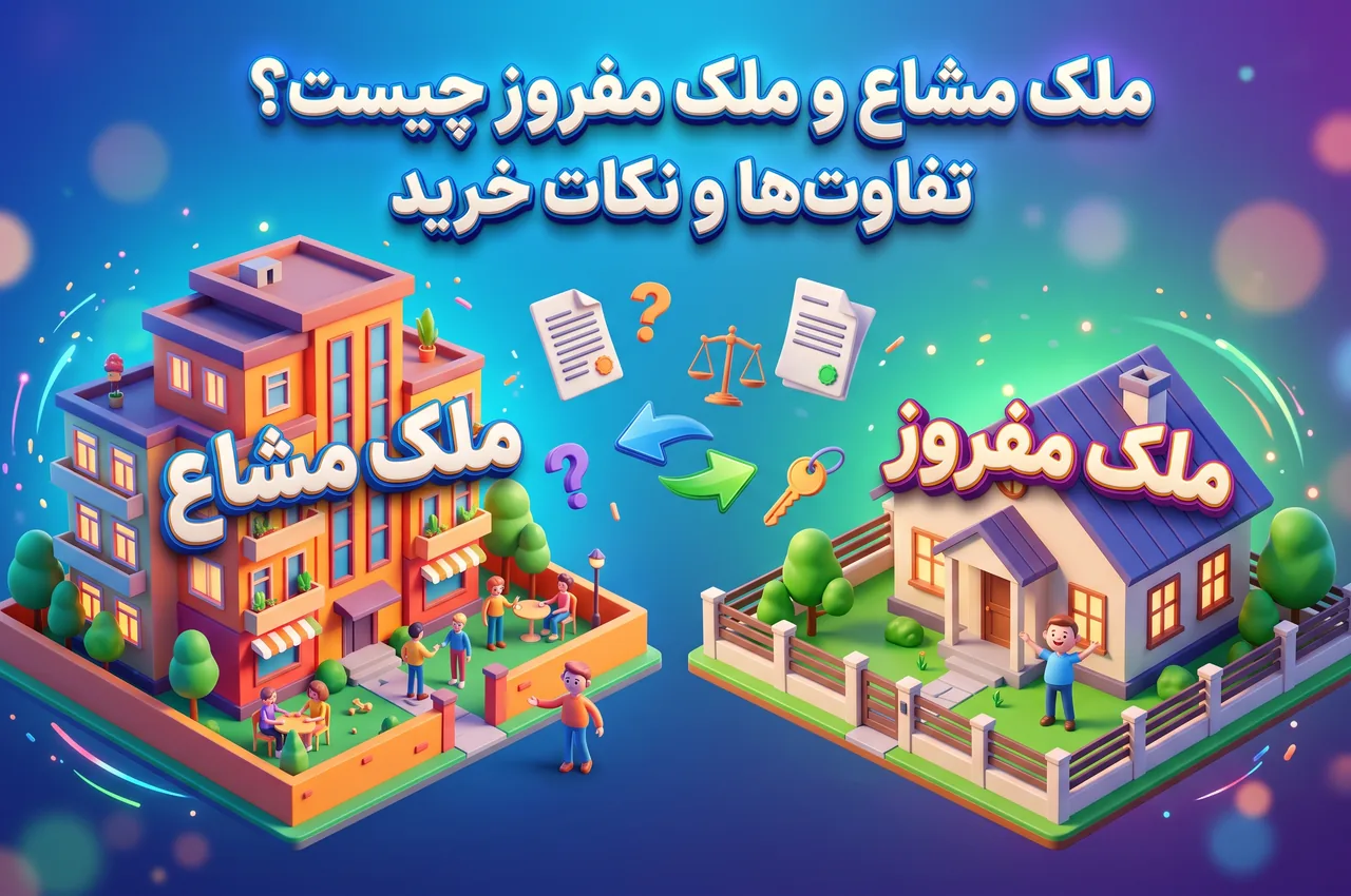 ملک مشاع و ملک مفروز چیست