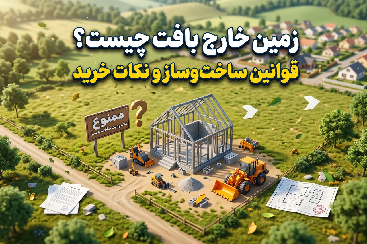 منظور از زمین خارج از بافت چیست؟