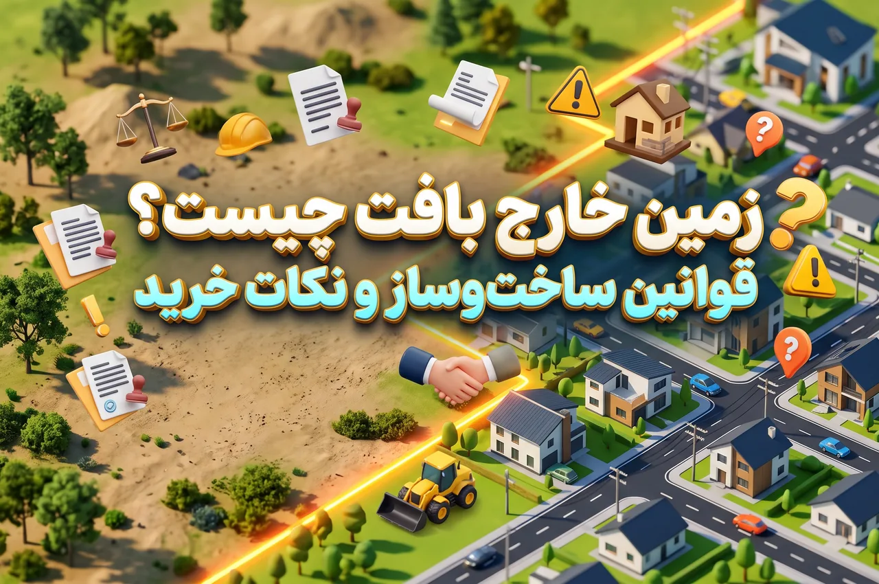 قوانین و محدودیت‌های ساخت‌وساز در زمین خارج از بافت