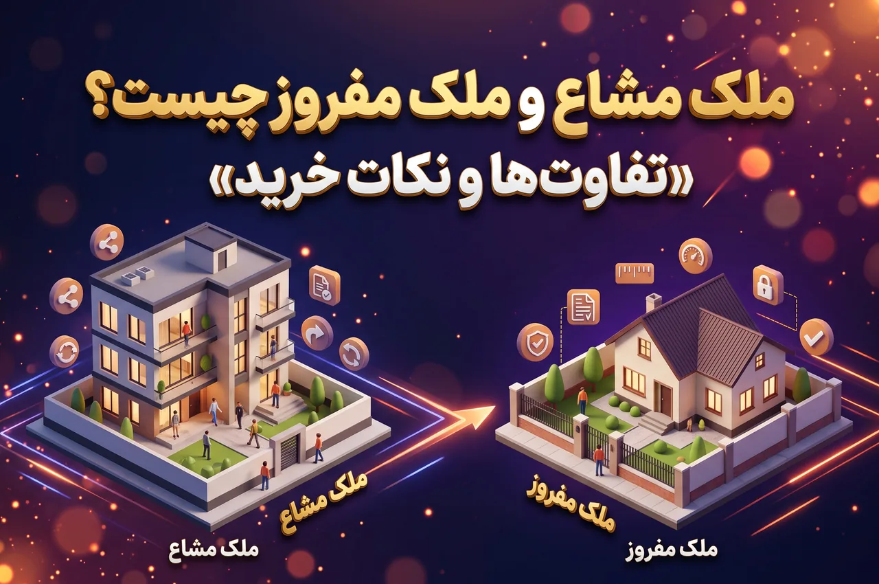 آیا ملک مشاع و مفروز از نظر سند مالکیت تفاوت دارند؟
